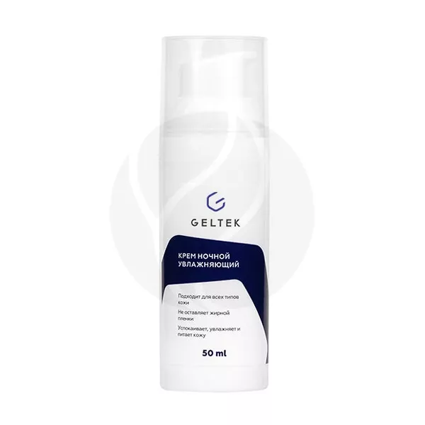 Изображение товара Geltek крем для лица ночной увлажняющий, 50мл Изображение товара Geltek крем для лица ночной увлажняющий, 50мл