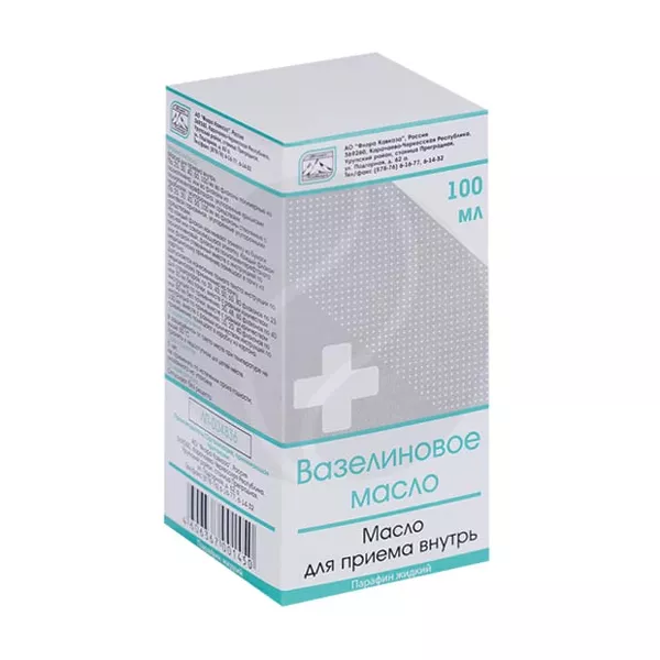 Изображение товара Вазелиновое масло для приема внутрь 100мл от Флора Кавказа Изображение товара Вазелиновое масло для приема внутрь 100мл от Флора Кавказа