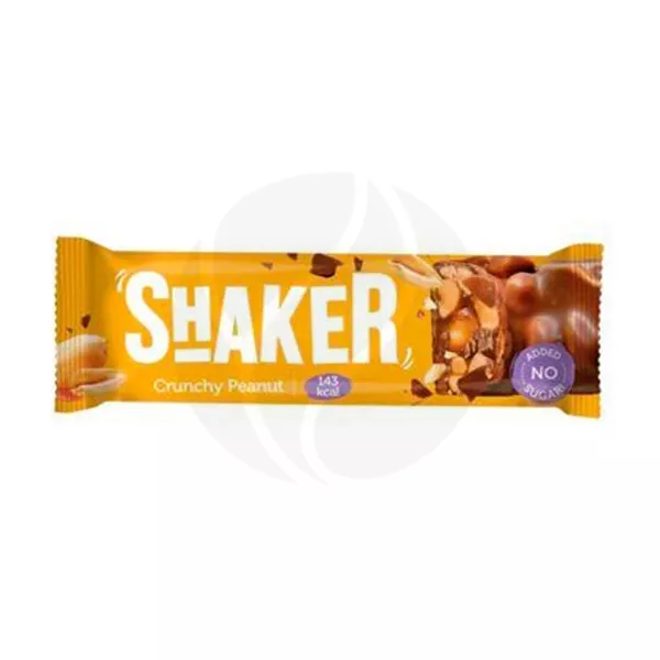 Изображение товара Fitness Shock Shaker батончик глазированный арахис, без сахара, 35г Изображение товара Fitness Shock Shaker батончик глазированный арахис, без сахара, 35г