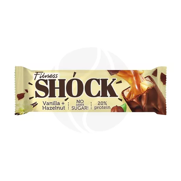 Изображение товара Батончик Fitness Shock Фундук без сахара 50г Изображение товара Батончик Fitness Shock Фундук без сахара 50г