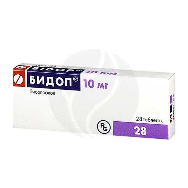 Бидоп таблетки 10мг, №28