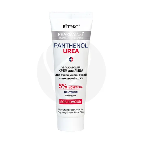 Изображение товара Вiтэкс Pharmacos Panthenol Urea крем для лица увлажняющий для сухой, очень сухой и атопичной кожи, 50мл