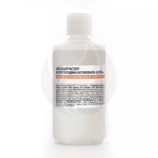 Изображение товара Хлоргексидин биглюконат раствор водный 0.05%, 100мл