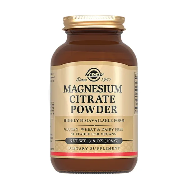 Изображение товара Solgar Магния цитрат порошок 108 г - натуральная добавка для Muskulatur и нервной системы