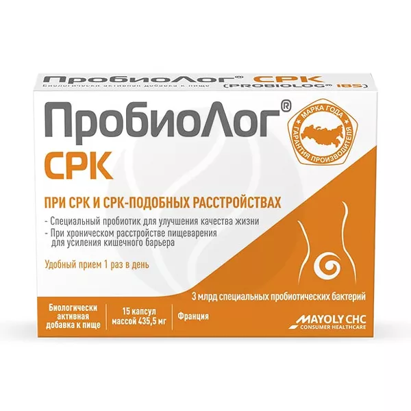 Изображение товара ПробиоЛог СРК Капсулы №15 Майоли Снс Изображение товара ПробиоЛог СРК Капсулы №15 Майоли Снс