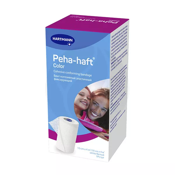 Изображение товара Когезивный эластичный бинт Hartmann Peha-Haft 4м*10см белый фиксирующий Изображение товара Когезивный эластичный бинт Hartmann Peha-Haft 4м*10см белый фиксирующий