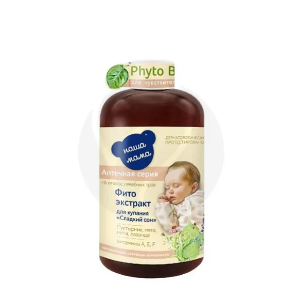 Изображение товара Фитоэкстракт для купания Сладкий сон 0+ мес 300мл Наша Мама