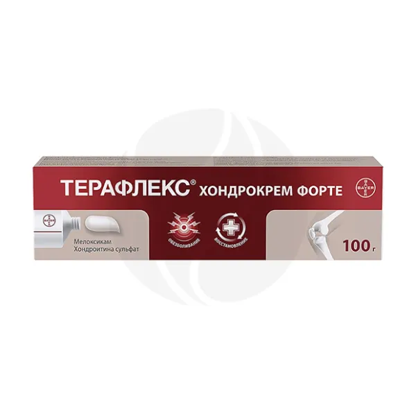 Изображение товара Крем Терафлекс Хондрокрем Форте 100 г противовоспалительный для суставов и позвоночника Изображение товара Крем Терафлекс Хондрокрем Форте 100 г противовоспалительный для суставов и позвоночника