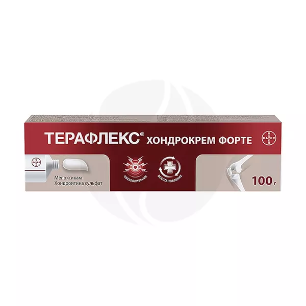 Изображение товара Крем Терафлекс Хондрокрем Форте 100 г противовоспалительный для суставов и позвоночника Изображение товара Крем Терафлекс Хондрокрем Форте 100 г противовоспалительный для суставов и позвоночника