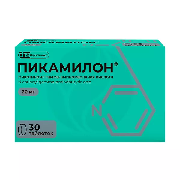 Изображение товара Пикамилон таблетки 20мг, №30 Изображение товара Пикамилон таблетки 20мг, №30