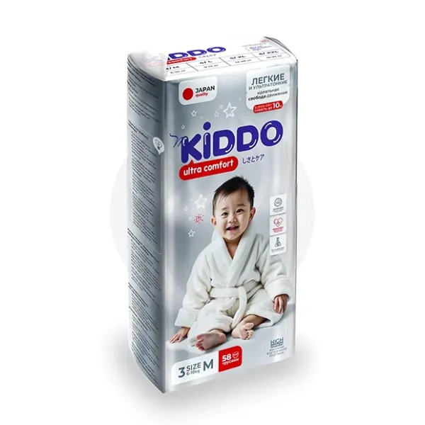 Изображение товара Подгузники-трусики MyKiddo Ultra Comfort M 58 штук для активных малышей Изображение товара Подгузники-трусики MyKiddo Ultra Comfort M 58 штук для активных малышей