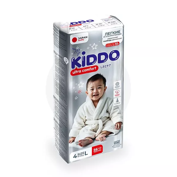 Изображение товара MyKiddo Ultra Comfort подгузники-трусики L (9-14 кг), 56шт