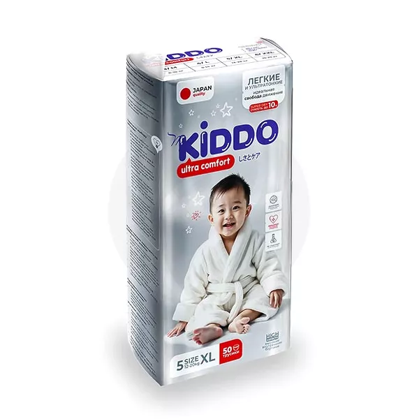 Изображение товара MyKiddo Ultra Comfort подгузники-трусики XL (12-20 кг), 50шт Изображение товара MyKiddo Ultra Comfort подгузники-трусики XL (12-20 кг), 50шт