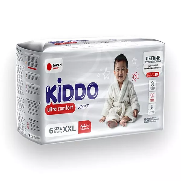 Изображение товара MyKiddo Ultra Comfort подгузники-трусики XXL (15-25 кг), 44шт Изображение товара MyKiddo Ultra Comfort подгузники-трусики XXL (15-25 кг), 44шт