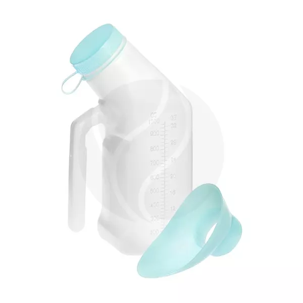 Изображение товара Писсуар со светящейся крышкой и насадкой для женщин, объем 1 л Изображение товара Писсуар со светящейся крышкой и насадкой для женщин, объем 1 л