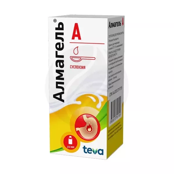 Изображение товара Алмагель А суспензия 250мл для приема внутрь без рецепта Болгария
