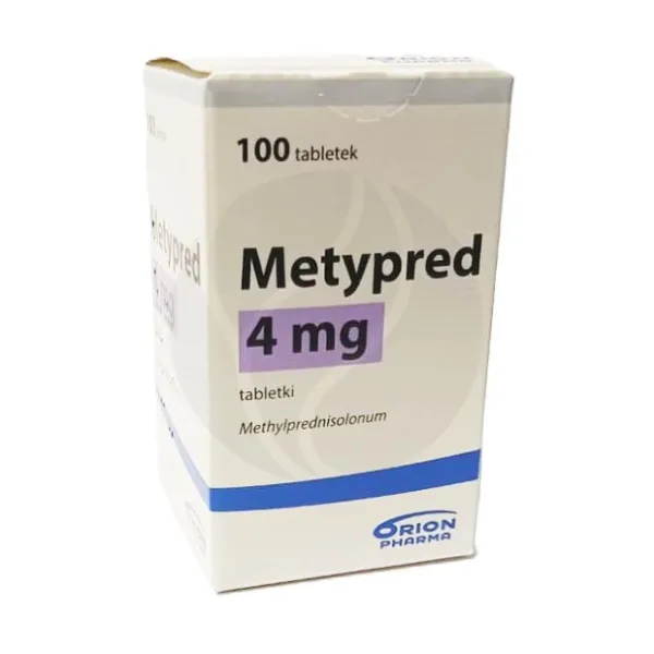 Изображение товара Метипред таблетки 4 мг №100 - системный кортикостероид для лечения воспалений и иммунных заболевани