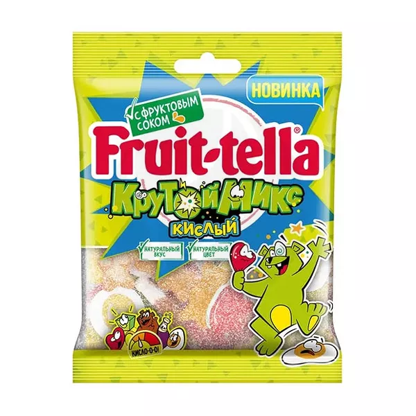 Изображение товара Fruittella мармелад кислый Крутой микс, 70г Изображение товара Fruittella мармелад кислый Крутой микс, 70г