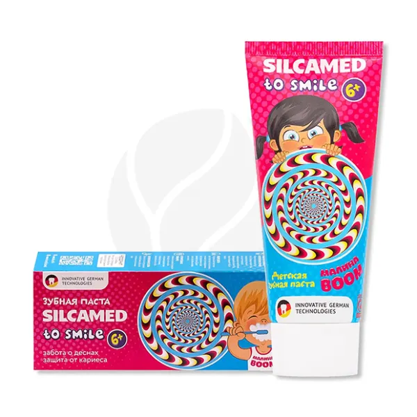 Изображение товара Детская зубная паста SilcaMed To Smile малина 65 г для детей 6+