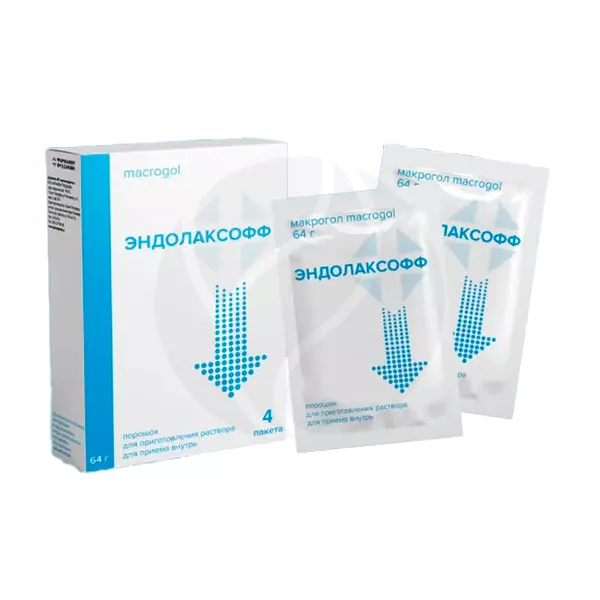 Изображение товара Эндолаксофф порошок для приготовления раствора 64г для очищения кишечника