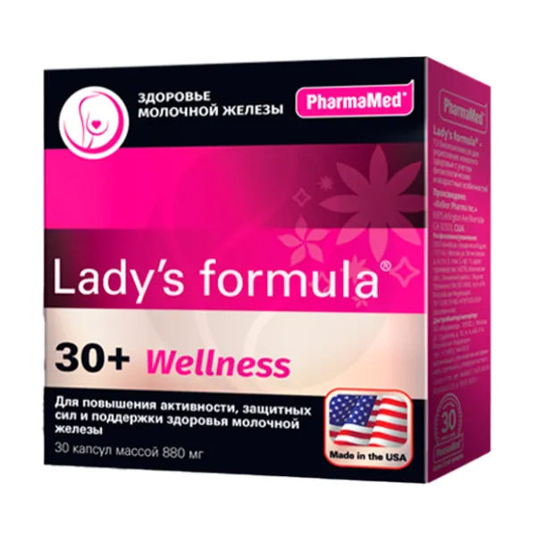 Изображение товара Lady's formula Женщина 30+ капсулы - витамины минералы экстракты для женского здоровья