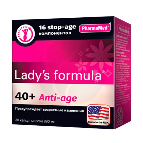 Изображение товара Lady's formula Женщина 40+ капсулы, №30 Изображение товара Lady's formula Женщина 40+ капсулы, №30