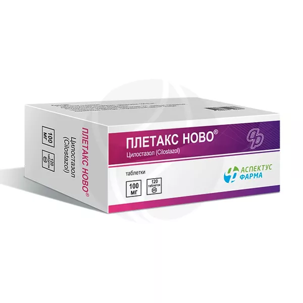 Изображение товара Плетакс Ново таблетки 100мг 120 шт для сердечно-сосудистых заболеваний
