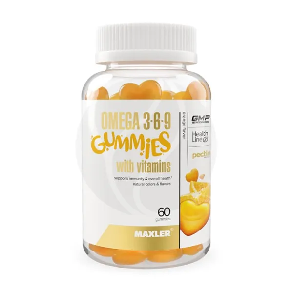 Изображение товара Maxler Омега 3-6-9 пастилки жевательные апельсин 60 шт