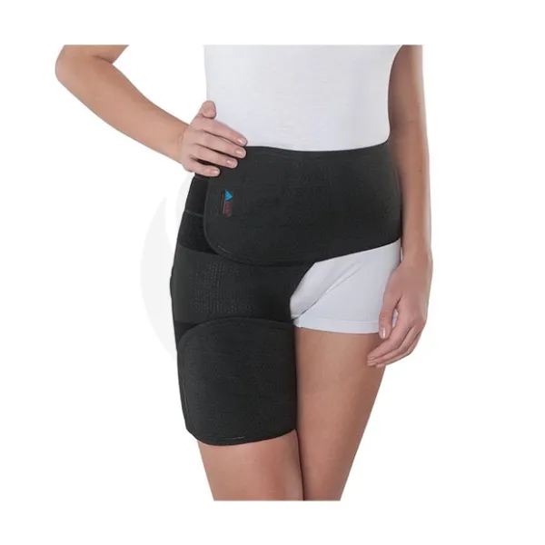 Крейт Б-812 бандаж для тазобедренных суставов р.№1(80-90см), левый, цвет черный