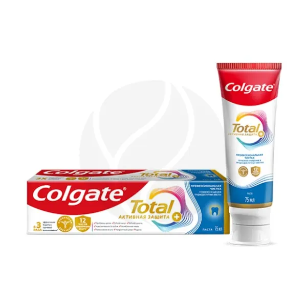 Colgate Total зубная паста Активная защита+Профессиональная чистка, 75мл