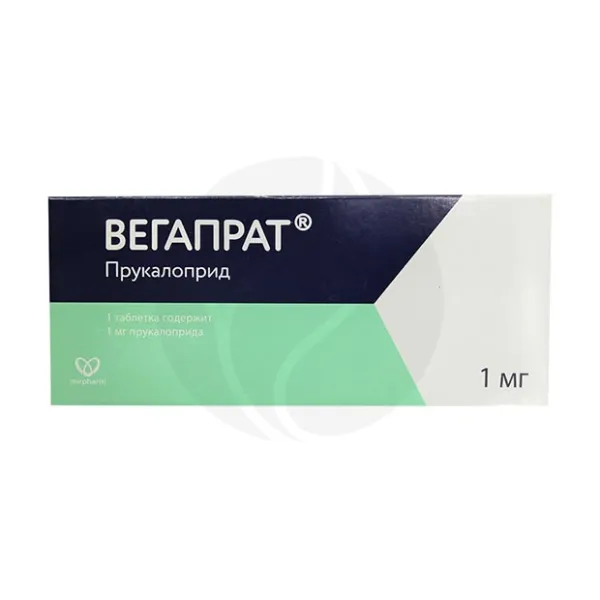 Изображение товара Вегапрат таблетки покрыт. п/о 1мг, №30 Изображение товара Вегапрат таблетки покрыт. п/о 1мг, №30