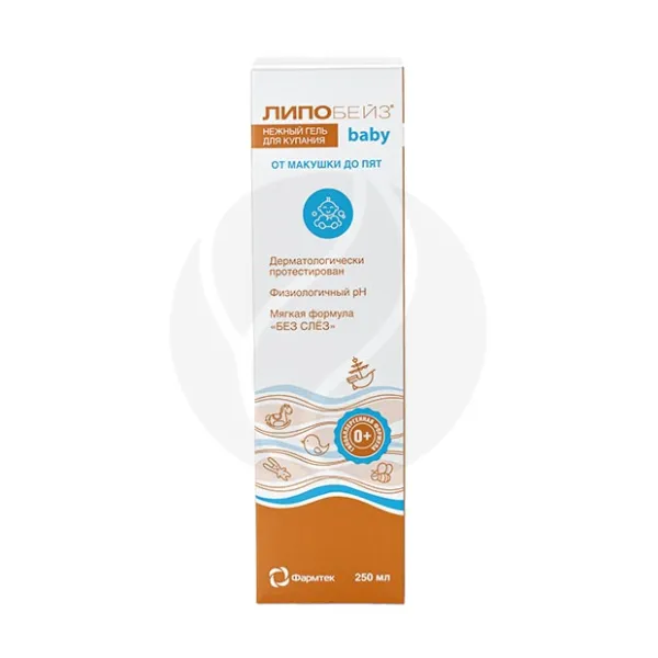 Изображение товара Нежный гель для купания ЛИПОБЕЙЗ Baby 250мл гипоаллергенный для детей