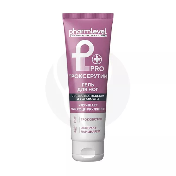 Изображение товара Pharmlevel Pro гель для ног с троксерутином 75мл эффективное средство для усталости Изображение товара Pharmlevel Pro гель для ног с троксерутином 75мл эффективное средство для усталости
