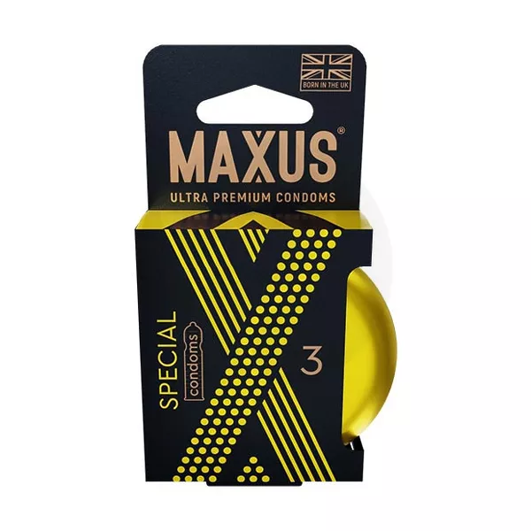 Изображение товара Maxus Special презервативы точечно-ребристые №3 для повышения ощущений Изображение товара Maxus Special презервативы точечно-ребристые №3 для повышения ощущений