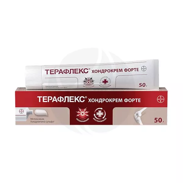 Изображение товара Терафлекс Хондрокрем Форте крем 50г от боли и воспаления суставов Изображение товара Терафлекс Хондрокрем Форте крем 50г от боли и воспаления суставов