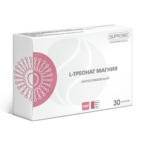 L-треонат магния липосомальный капсулы, №30