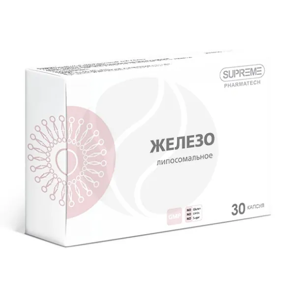 Железо липосомальное капсулы 15мг, №30