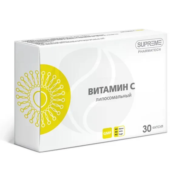 Витамин С липосомальный капсулы 200мг, №30