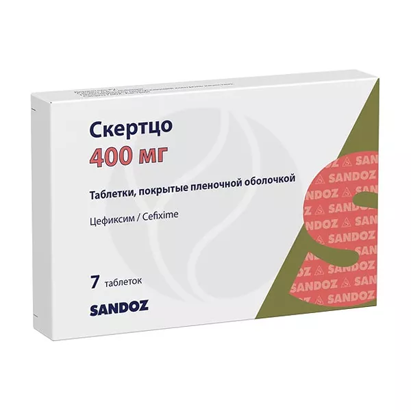 Изображение товара Скетцо таблетки покрытые пленочной оболочкой 400 мг №7 Австрия