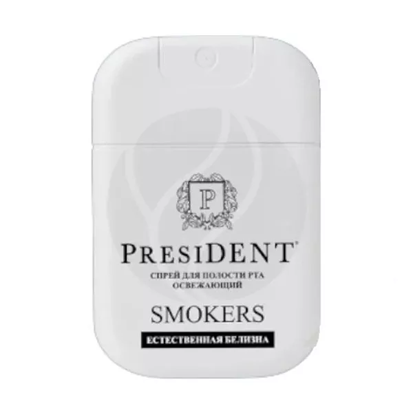Изображение товара PresiDENT Smokers спрей для полости рта освежающий 15мл натуральный вкус Изображение товара PresiDENT Smokers спрей для полости рта освежающий 15мл натуральный вкус
