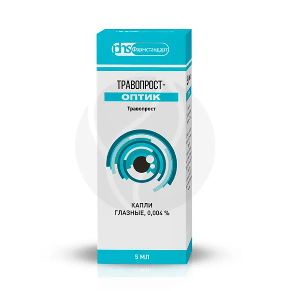 Изображение товара Глазные капли Травопрост-Оптик 0,004% 5мл для снижения внутриглазного давления
