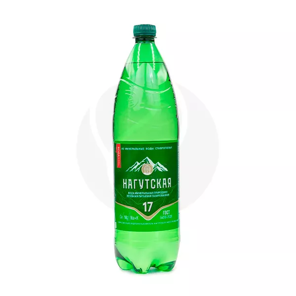 Изображение товара Вода минеральная Нагутская №17 газированная 1,5 л Изображение товара Вода минеральная Нагутская №17 газированная 1,5 л