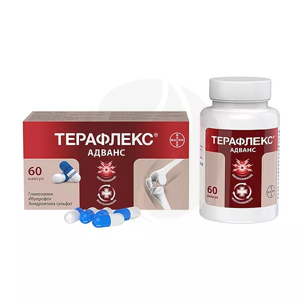 Изображение товара Терафлекс Адванс капсулы для поддержки суставов 60 шт