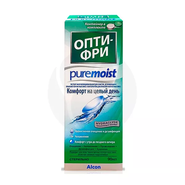 Изображение товара Опти-Фри Пюрмоист многофункциональный раствор для контактных линз 90мл