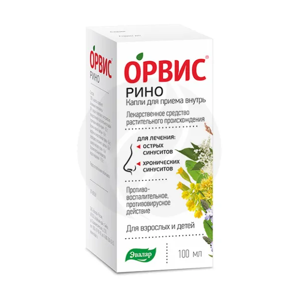 Изображение товара Эвалар Орвис Рино капли д/приема внутрь, 100мл