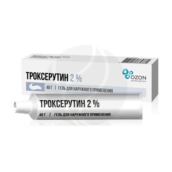 Изображение товара Троксерутин гель д/наружн. прим. 2%, 40г