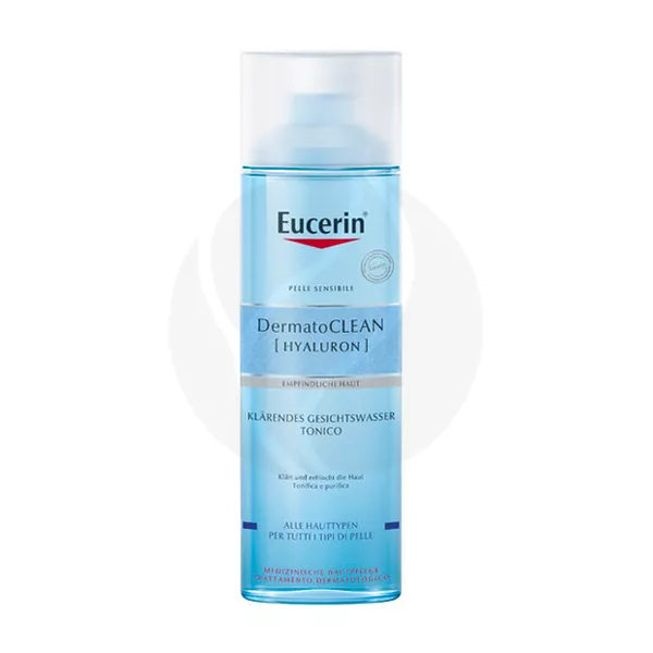 Изображение товара Eucerin DermatoClean Увлажняющий тоник для всех типов кожи лица 200мл Изображение товара Eucerin DermatoClean Увлажняющий тоник для всех типов кожи лица 200мл