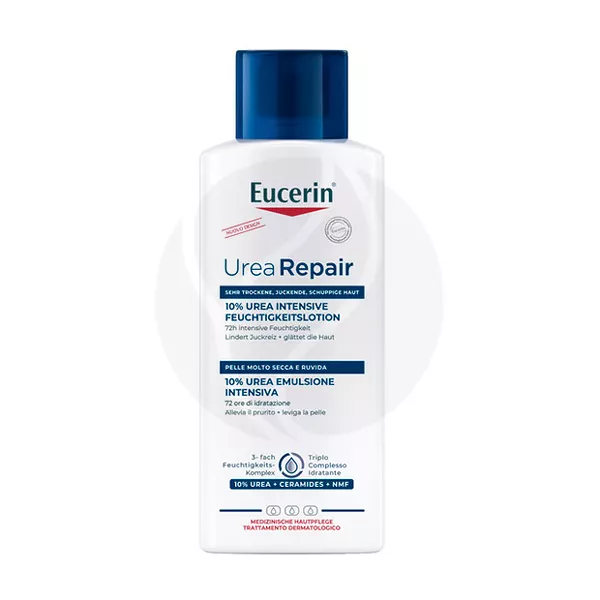 Изображение товара Увлажняющий лосьон для тела Eucerin Urearepair Plus для очень сухой кожи Изображение товара Увлажняющий лосьон для тела Eucerin Urearepair Plus для очень сухой кожи