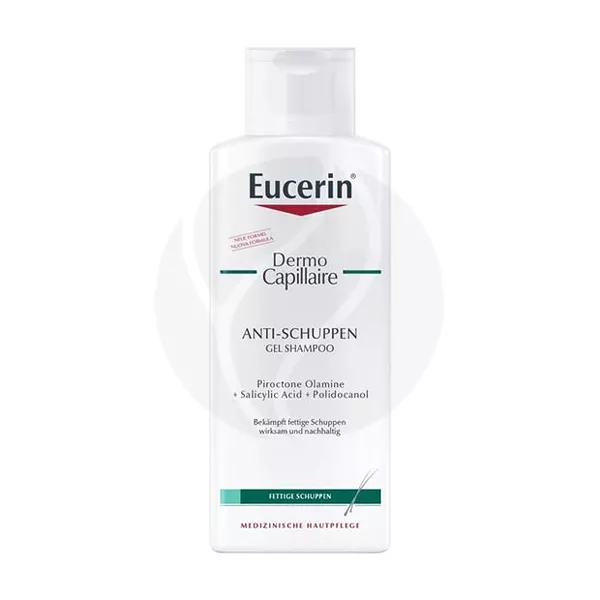 Изображение товара Eucerin Dermo Capillaire шампунь против жирной перхоти 250мл Изображение товара Eucerin Dermo Capillaire шампунь против жирной перхоти 250мл