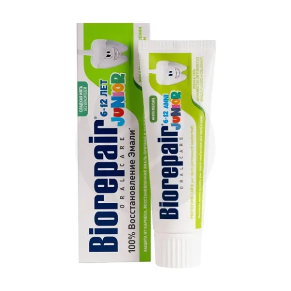 Изображение товара Зубная паста для детей Biorepair Junior Восстановление эмали 75мл Италия